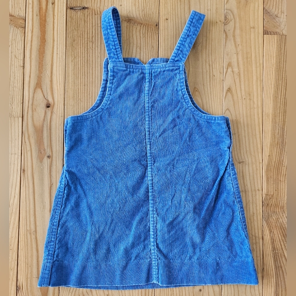 VINTAGE LACOSTE (IZOD) Toddler light blue corduroy dress - Picture 4 of 5